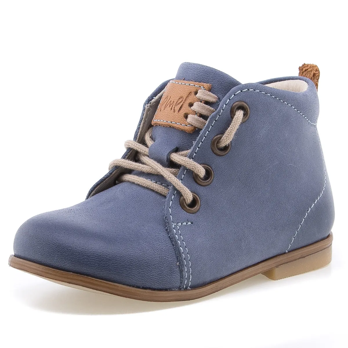 (1075-17) Emel classic first shoes blue