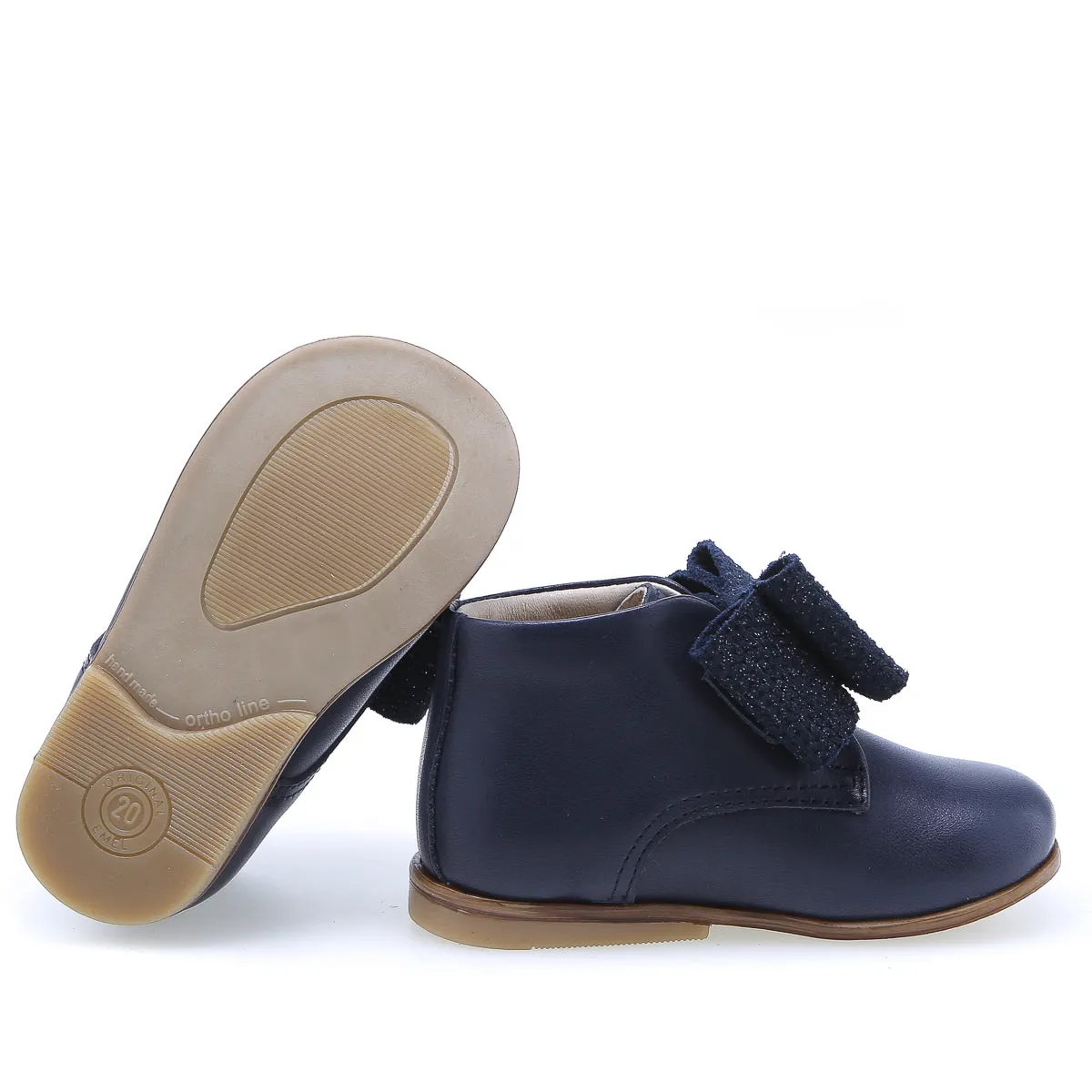 (1899-15) Emel blue bow velcro