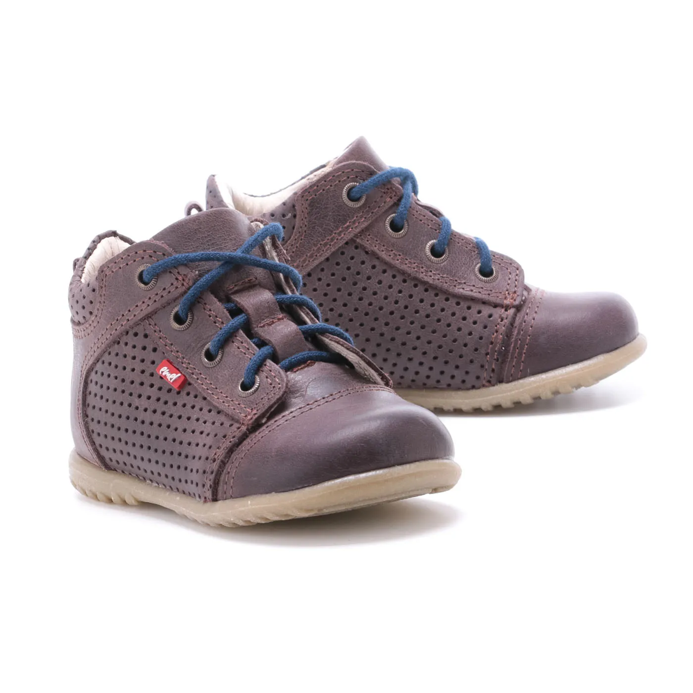 (2429-18) Emel first shoes - dark brown