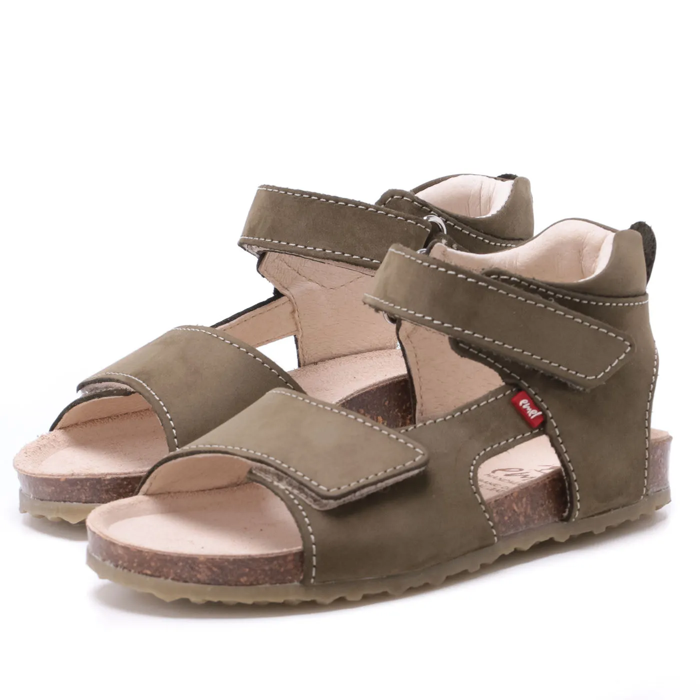 (2508-18/2509-18) Emel green velcro sandals