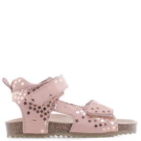 (2508-24/2509-24) Emel pink stars velcro sandals