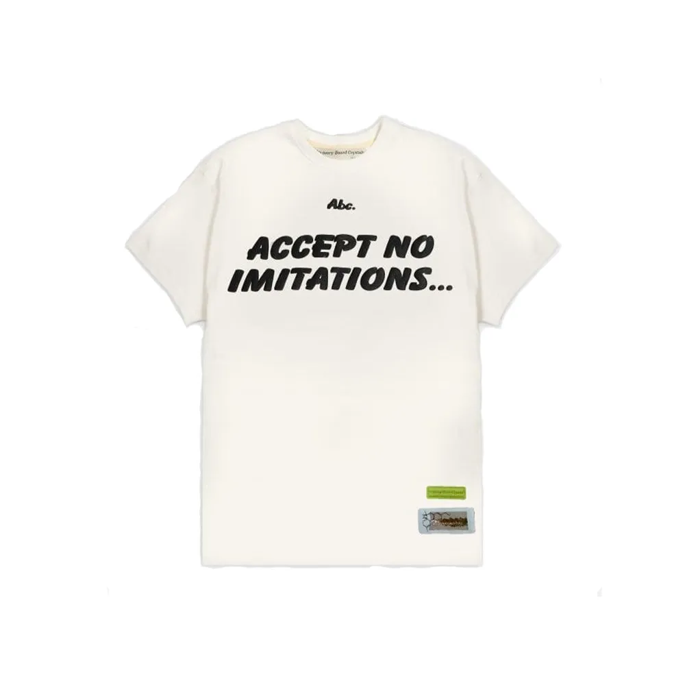 Abc. No Immitations T-Shirt (White)