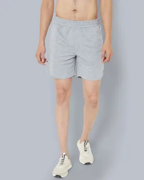 Active Shorts : Steel Grey Melange