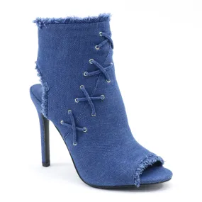 All Fun- Denim Bootie