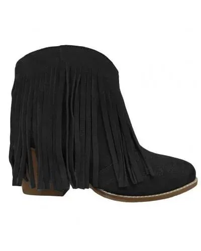 Amos Fringe Booties