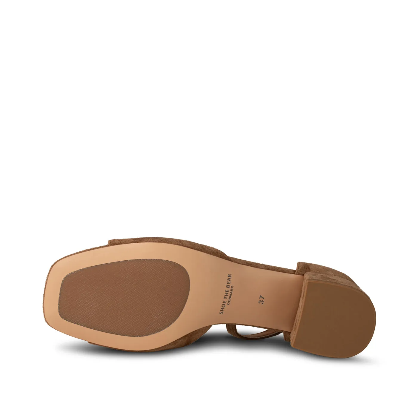 Anni sandal ruskind - Caramel