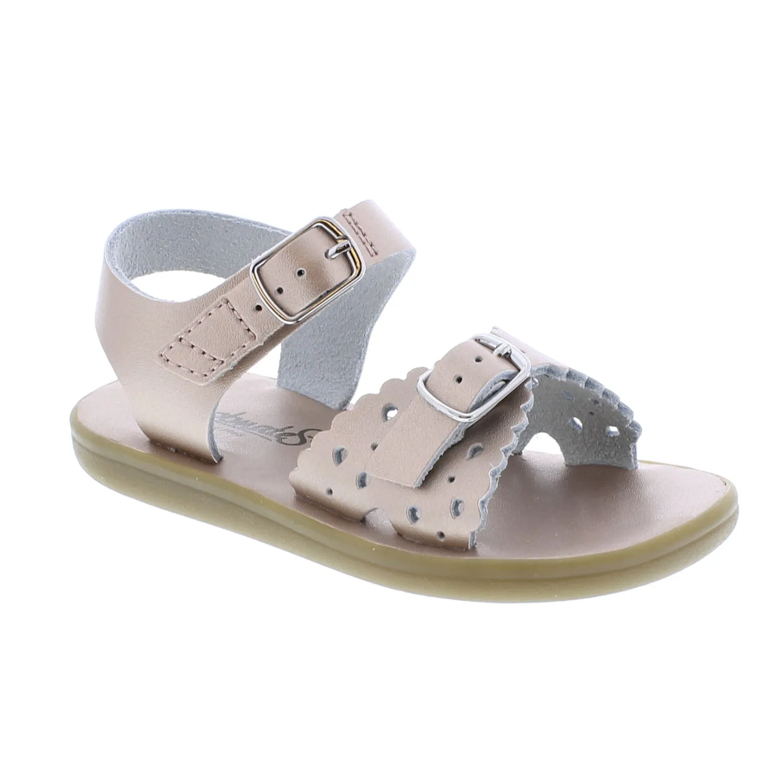 Ariel Eco Kid's Casual Sandal -Rose Gold Microfiber