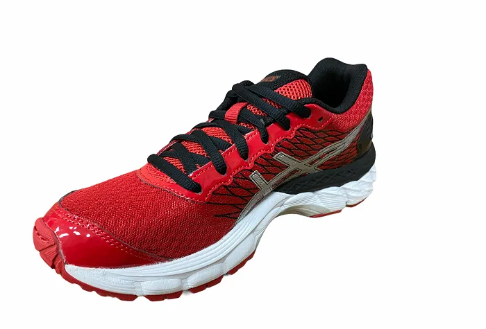 Asics running shoe for boys Gel Nimbus 18 C600N 2393 red-silver-black