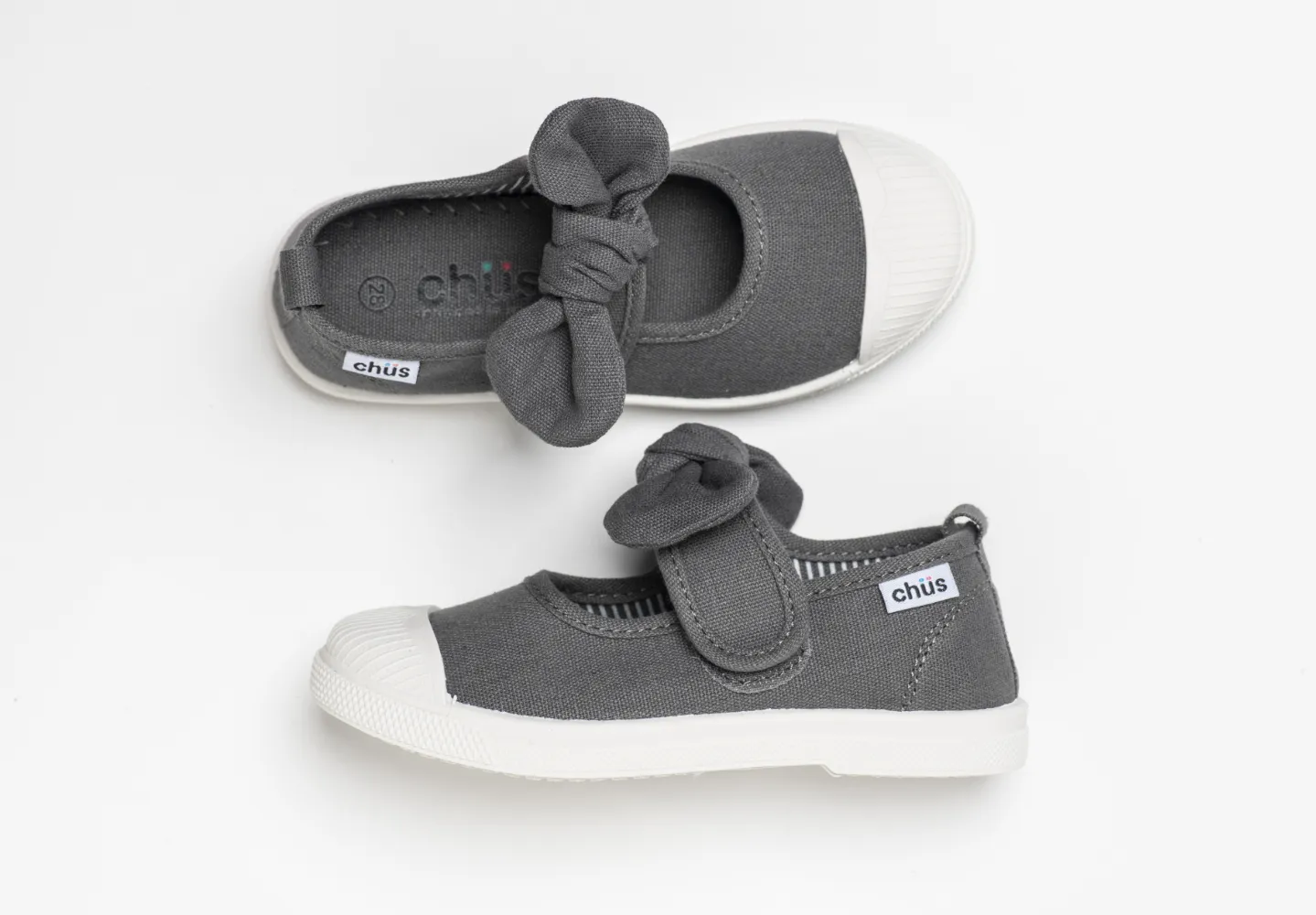 Athena Velcro Sneaker | Grey