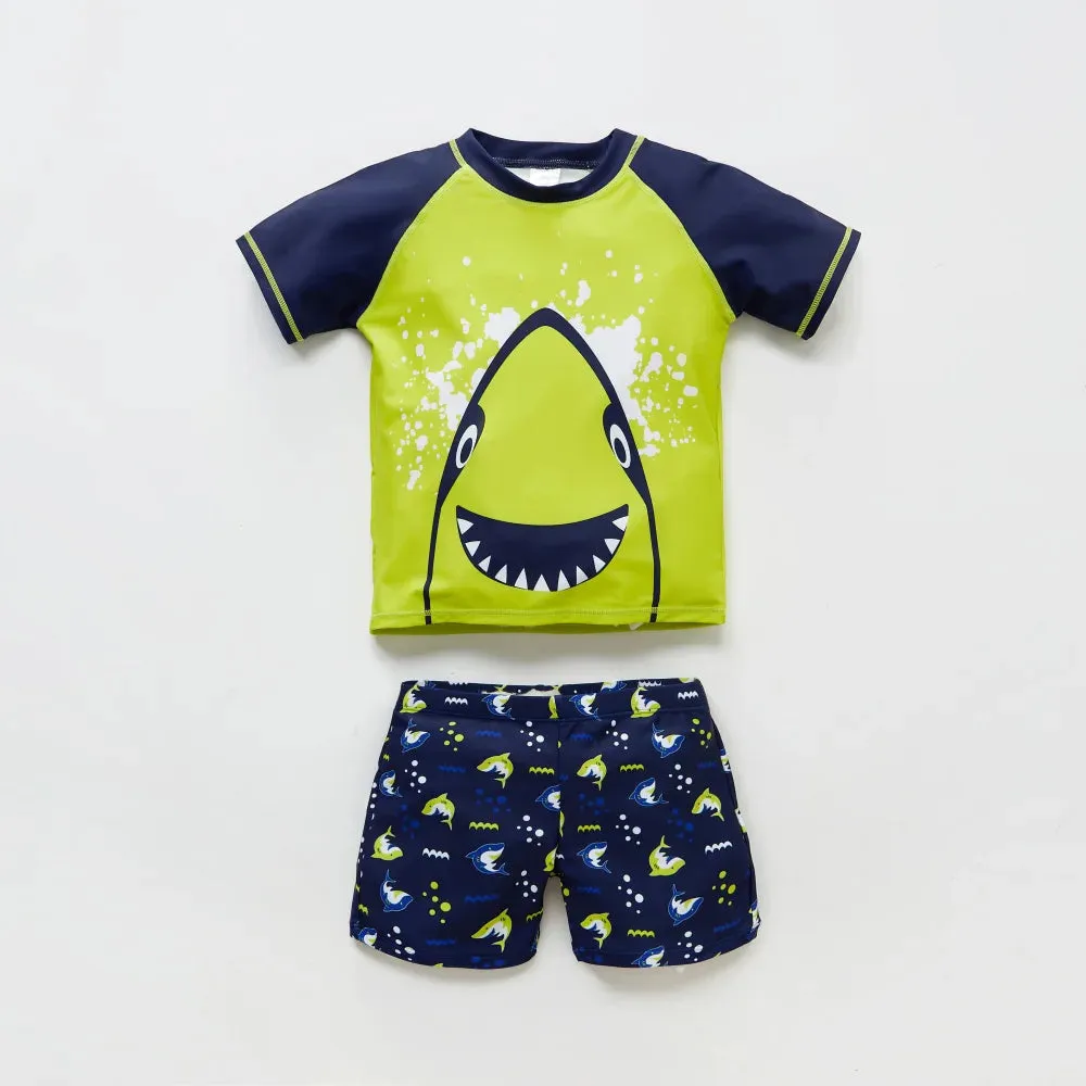 Baby Boy Shark Animal UV Protection Swimwear Set