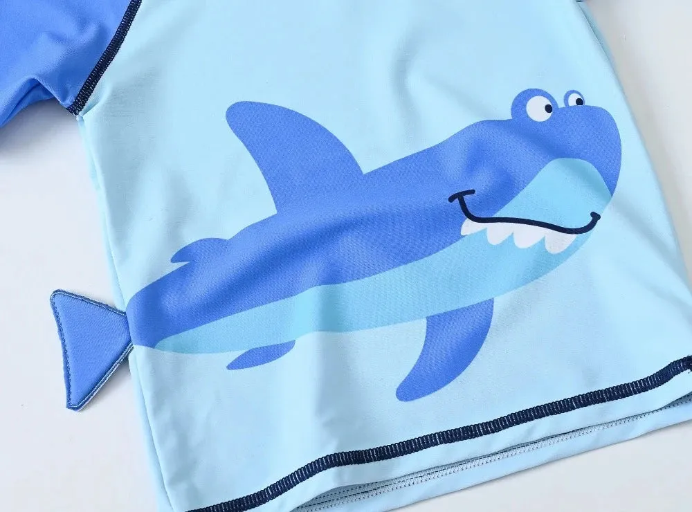 Baby Boy Shark Animal UV Protection Swimwear Set