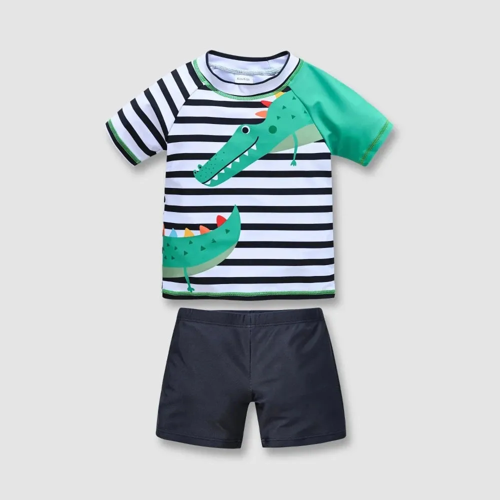 Baby Boy Shark Animal UV Protection Swimwear Set