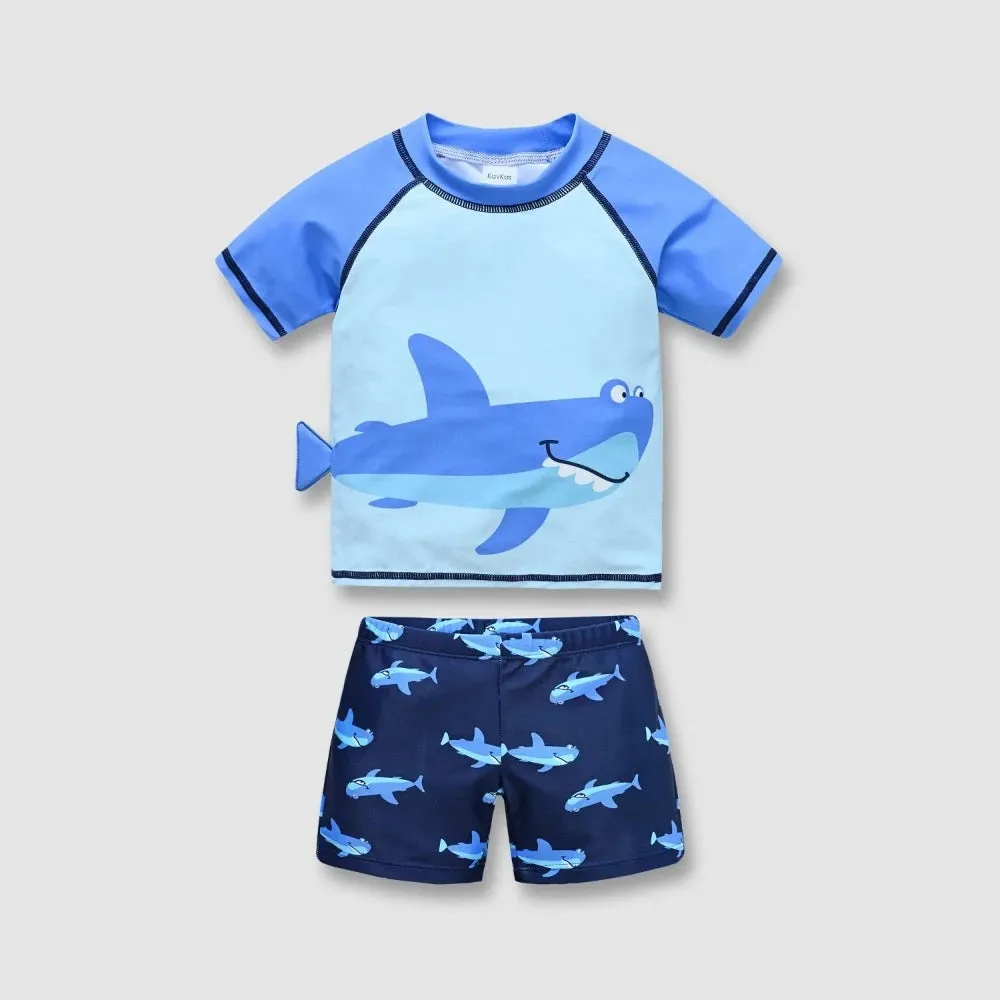 Baby Boy Shark Animal UV Protection Swimwear Set