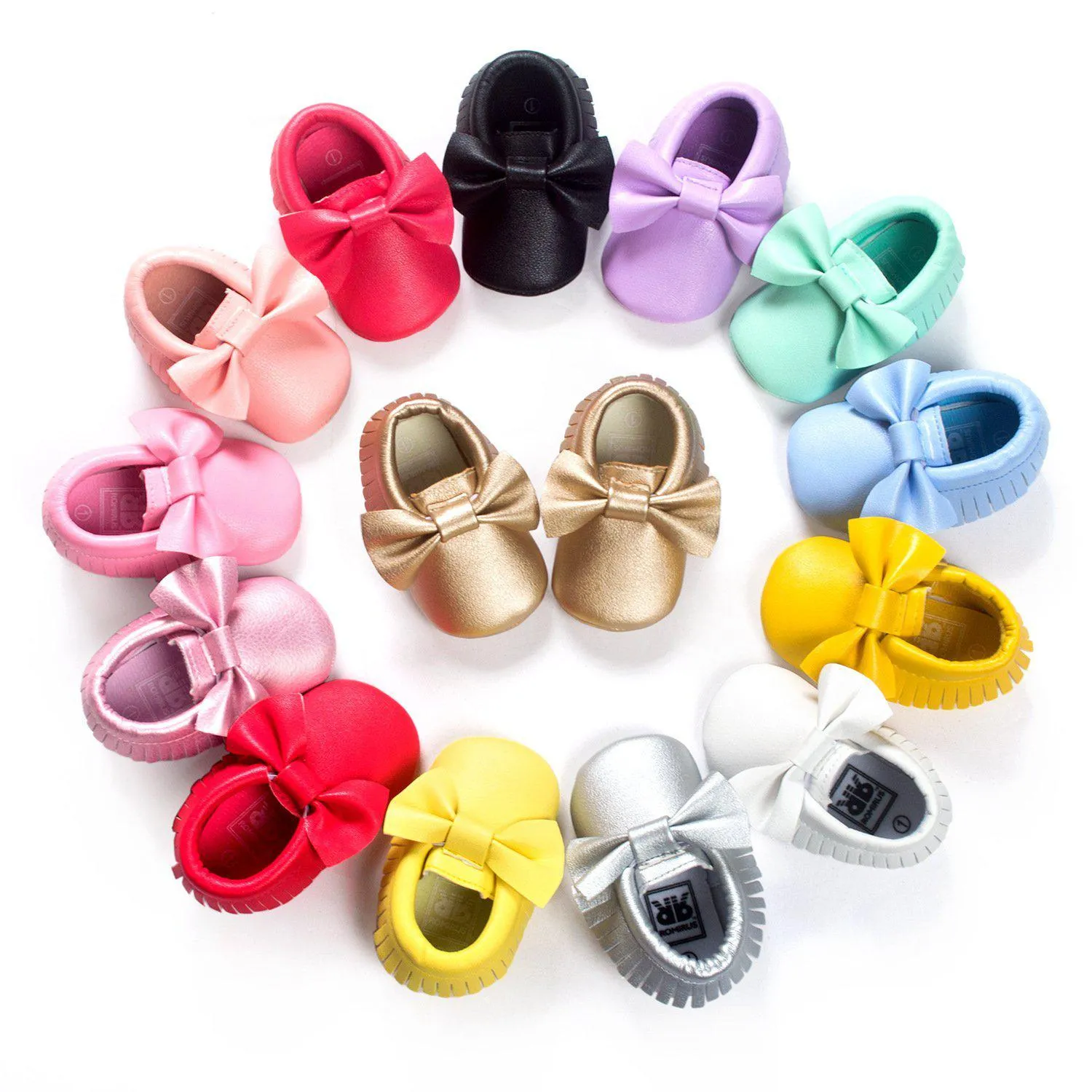 Baby Simple Bowknot Shoes