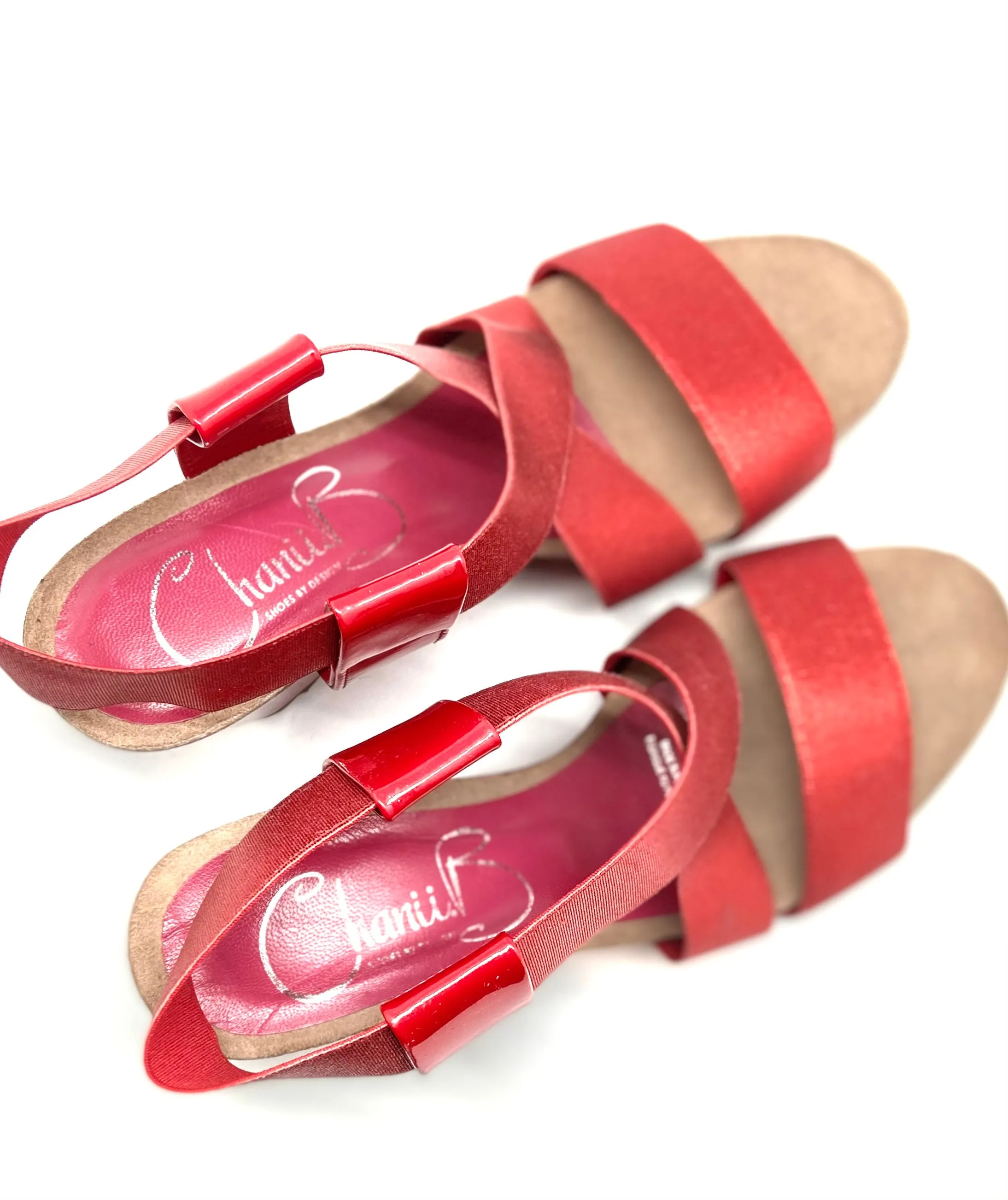 Bande Red- wedge sandal LAST PAIR 37!