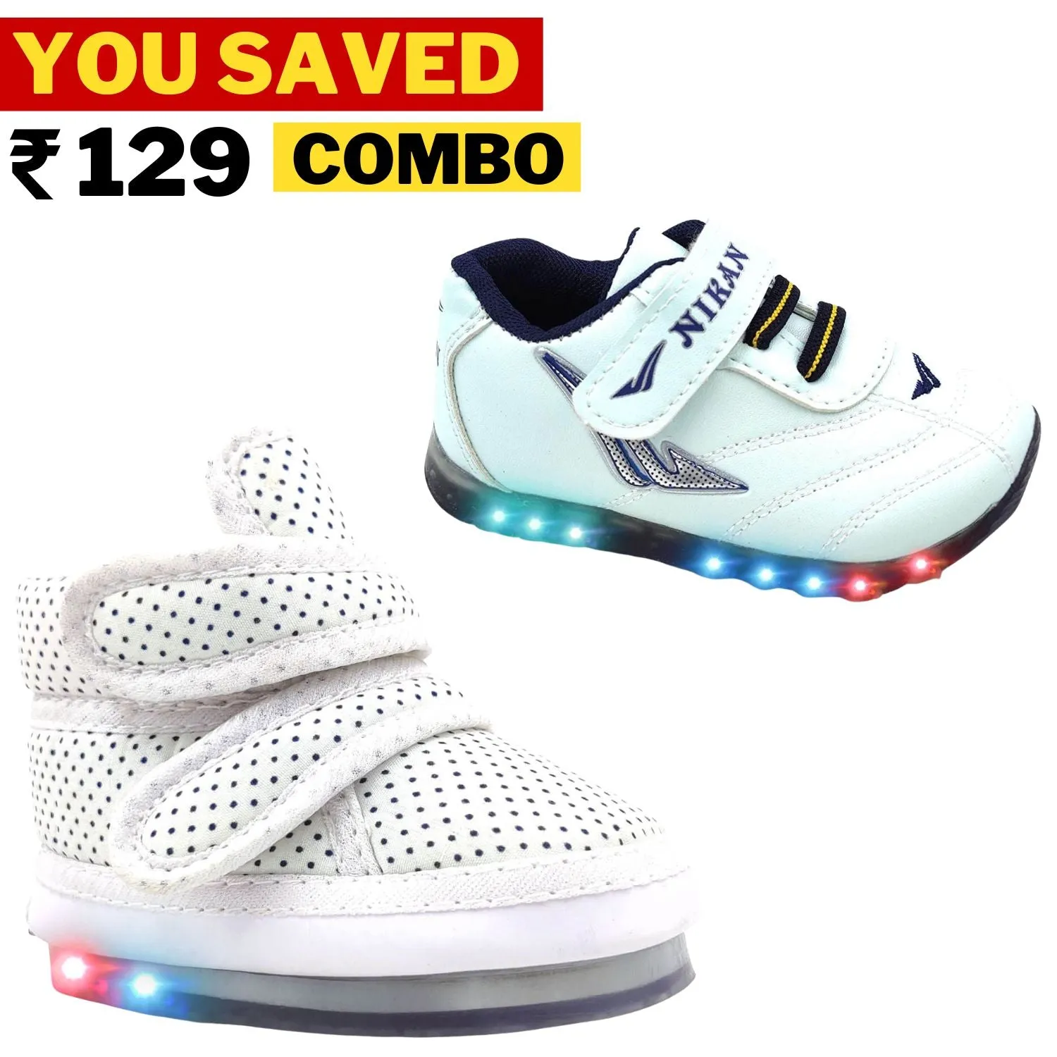 Best Combo of Urbanfeet's  LED Shoes (Qnty 2)