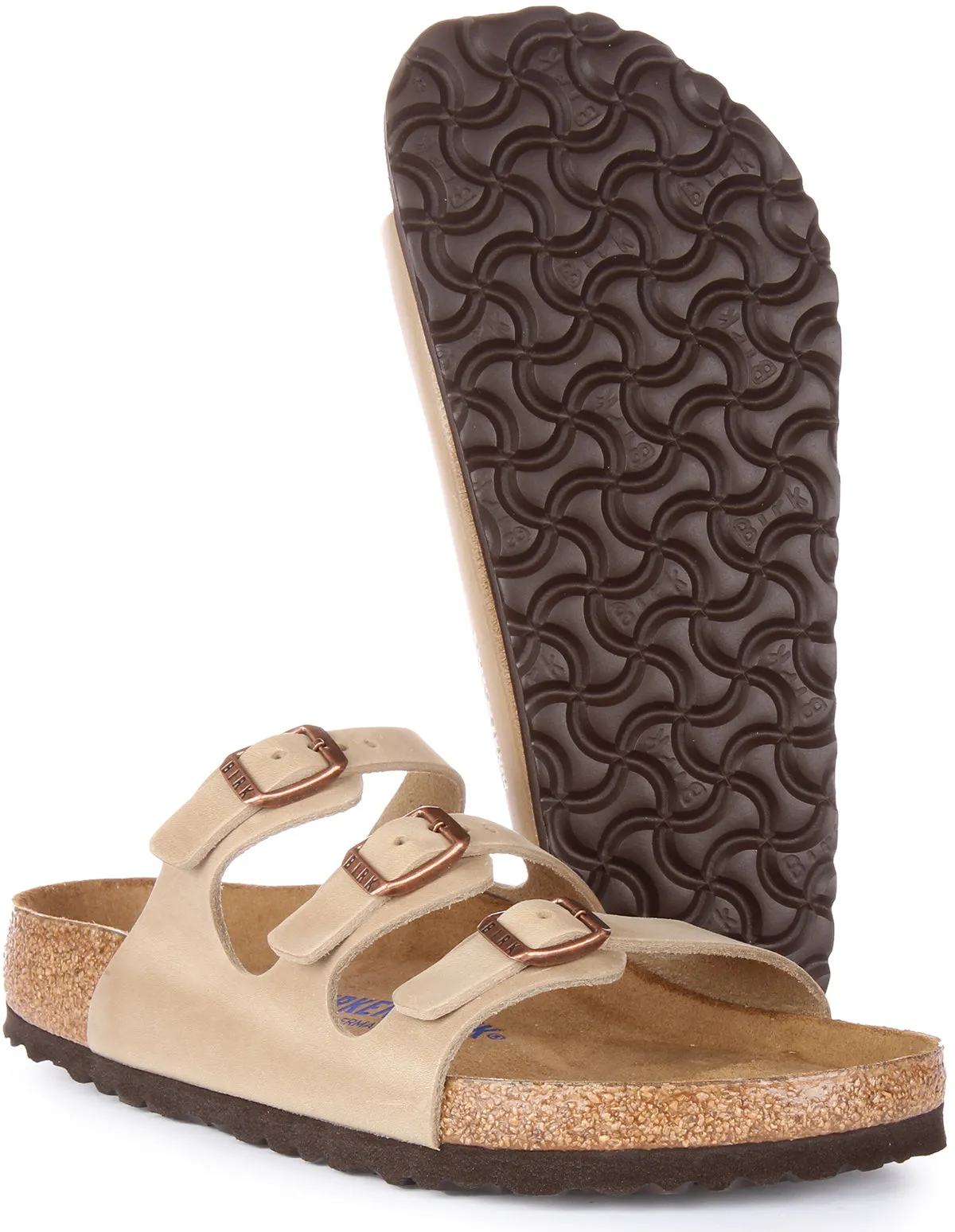 Birkenstock Florida Bs In Tobacco | Regular Fit