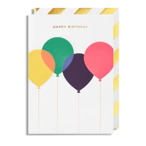 Birthday Balloons Card