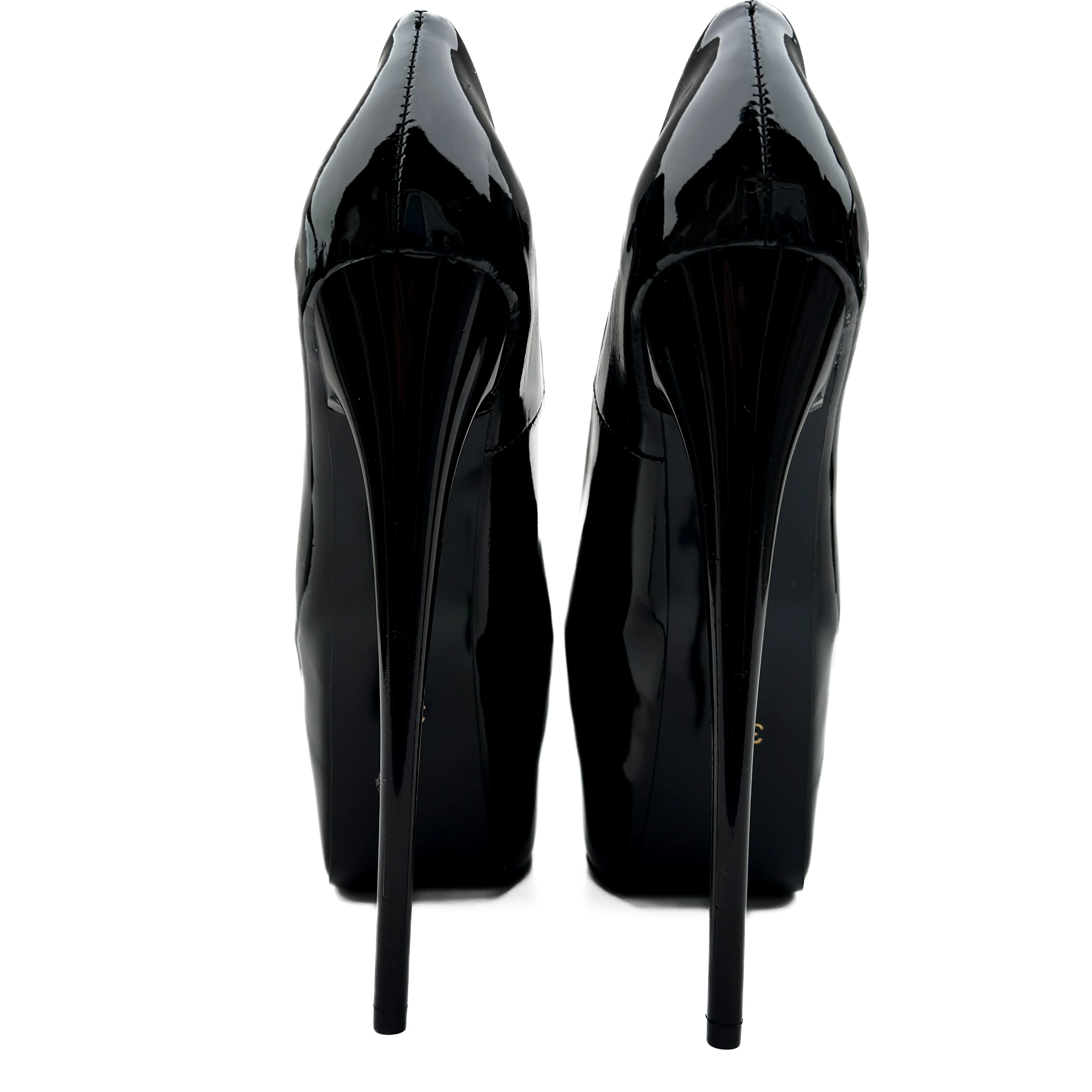 Black Gloss High Heel Classic Pumps