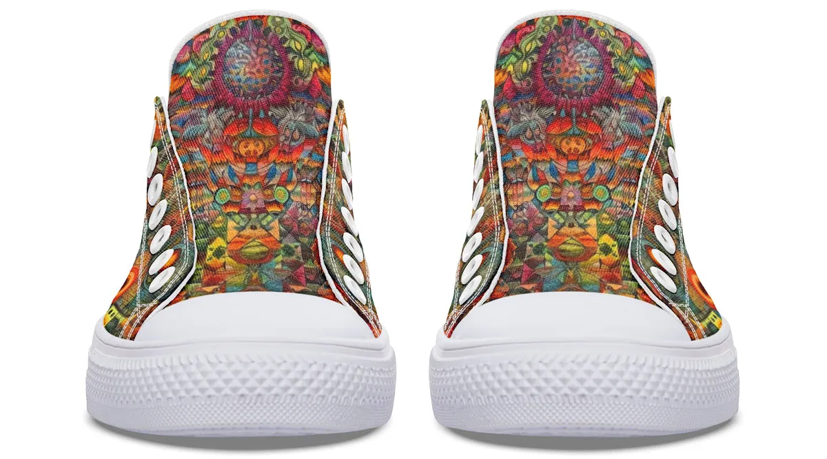 Blotter Patch Art Low Top Shoes