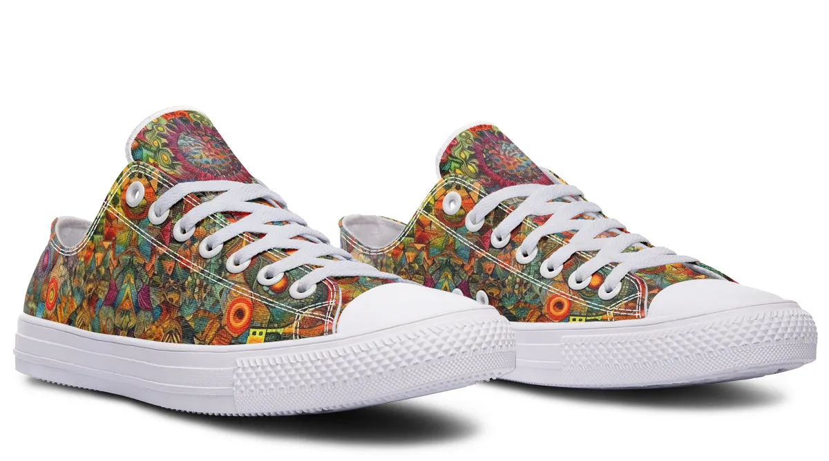 Blotter Patch Art Low Top Shoes