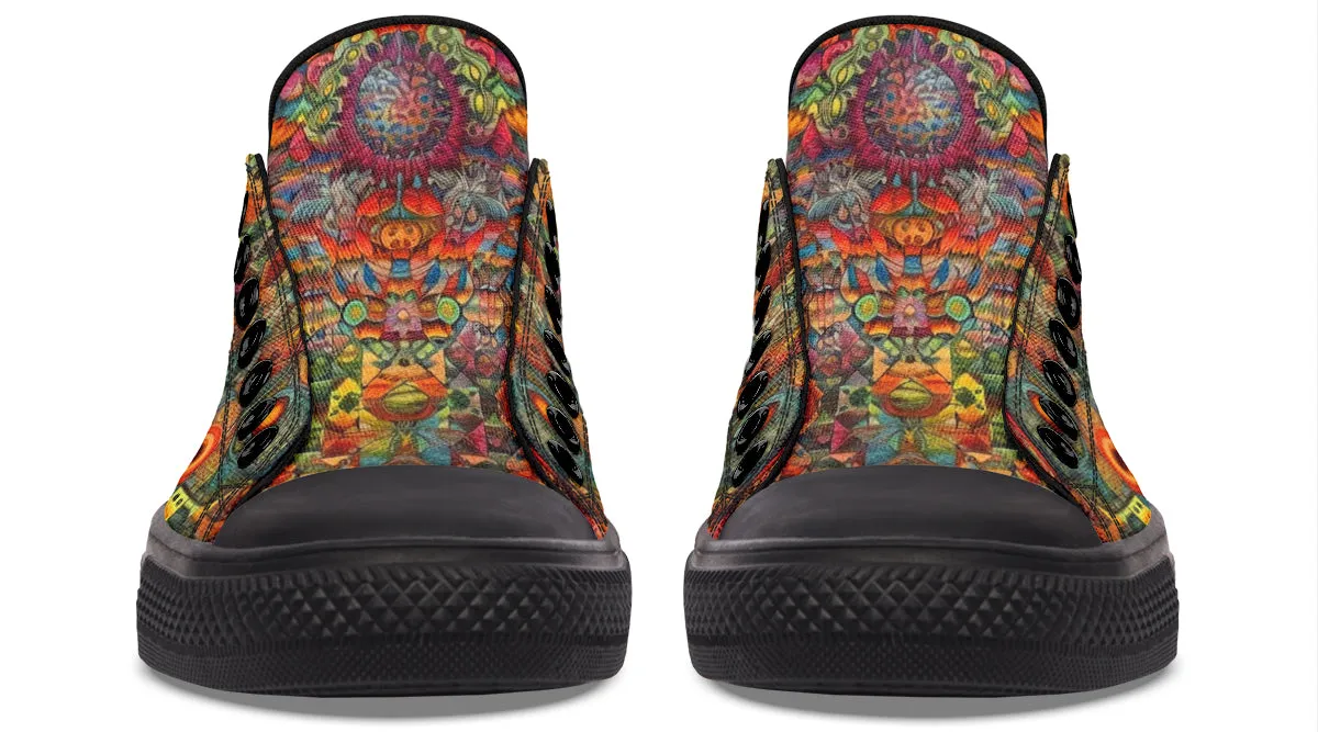 Blotter Patch Art Low Top Shoes