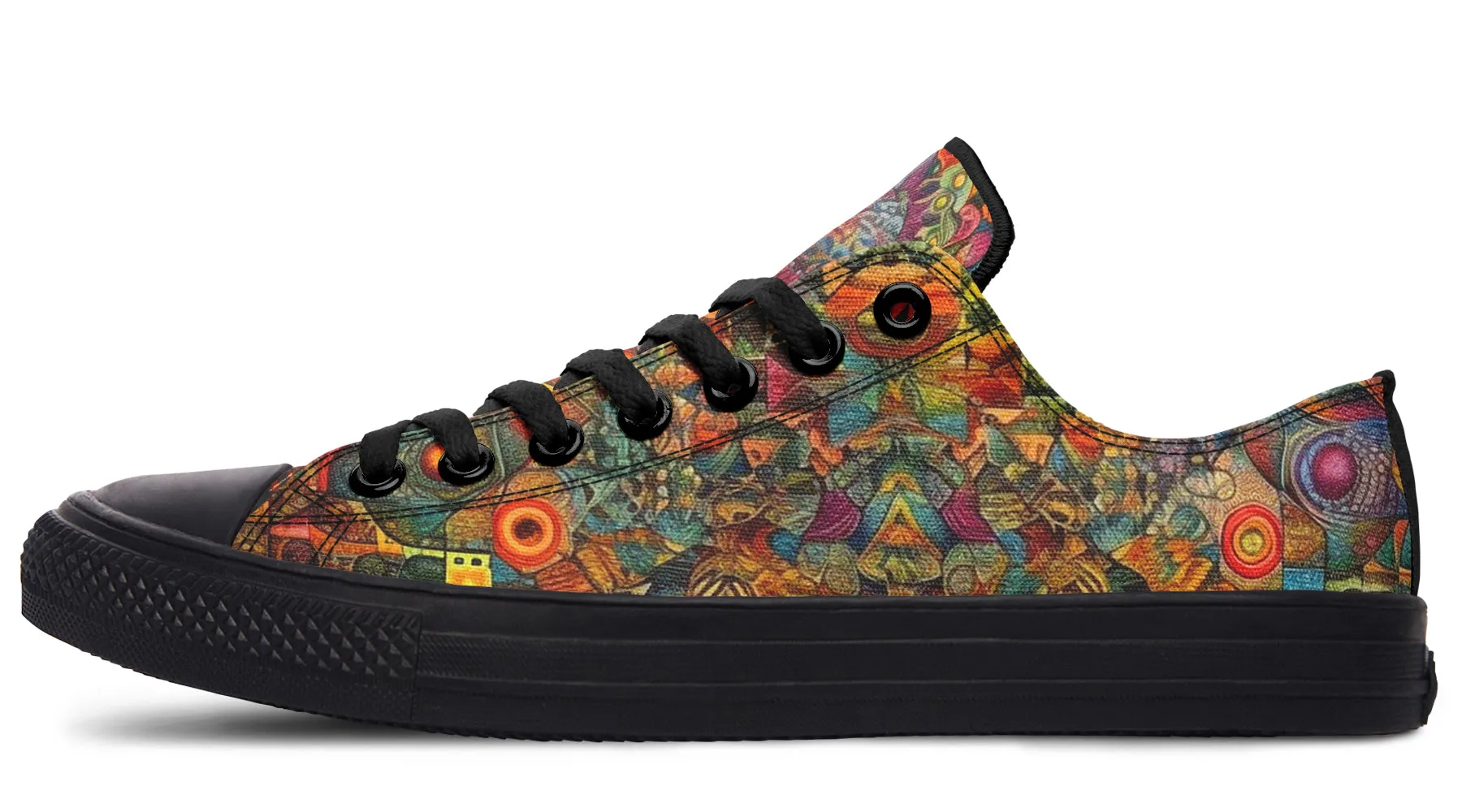 Blotter Patch Art Low Top Shoes