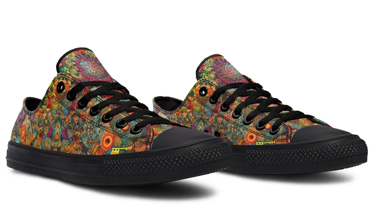 Blotter Patch Art Low Top Shoes