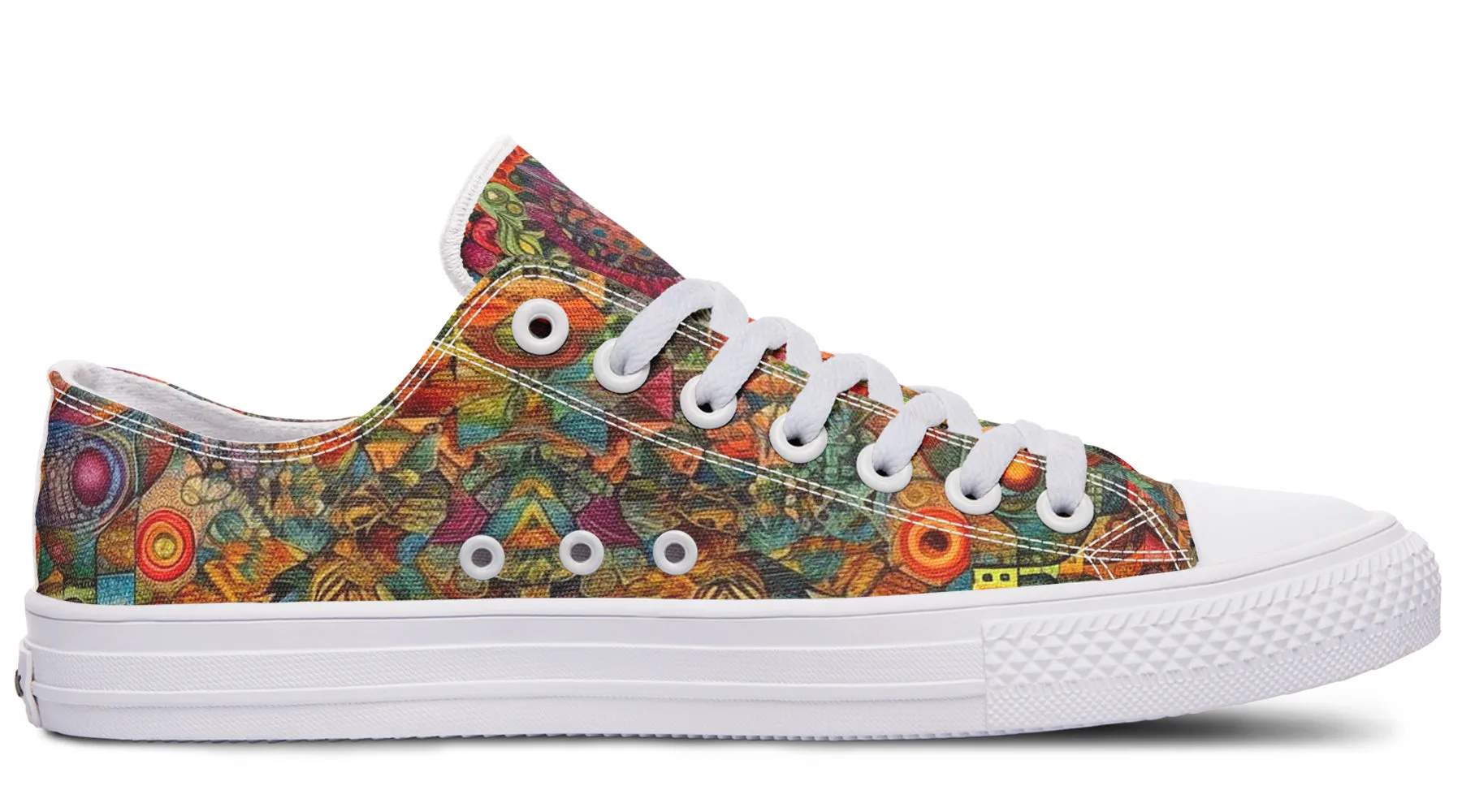 Blotter Patch Art Low Top Shoes