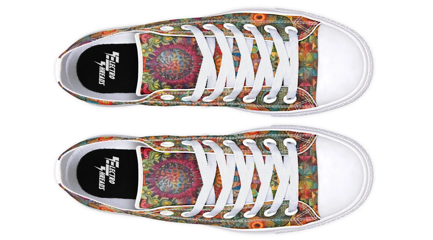 Blotter Patch Art Low Top Shoes