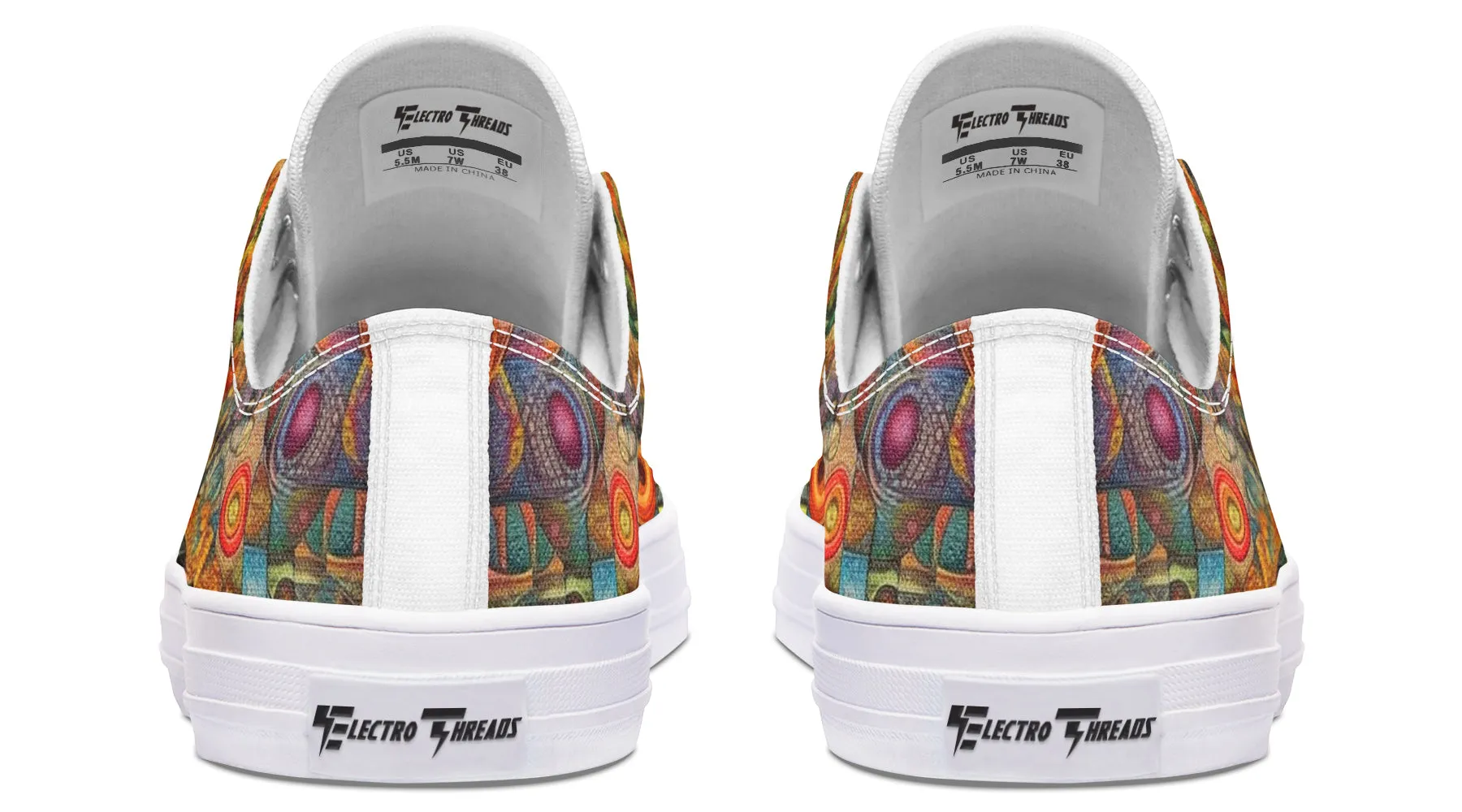 Blotter Patch Art Low Top Shoes