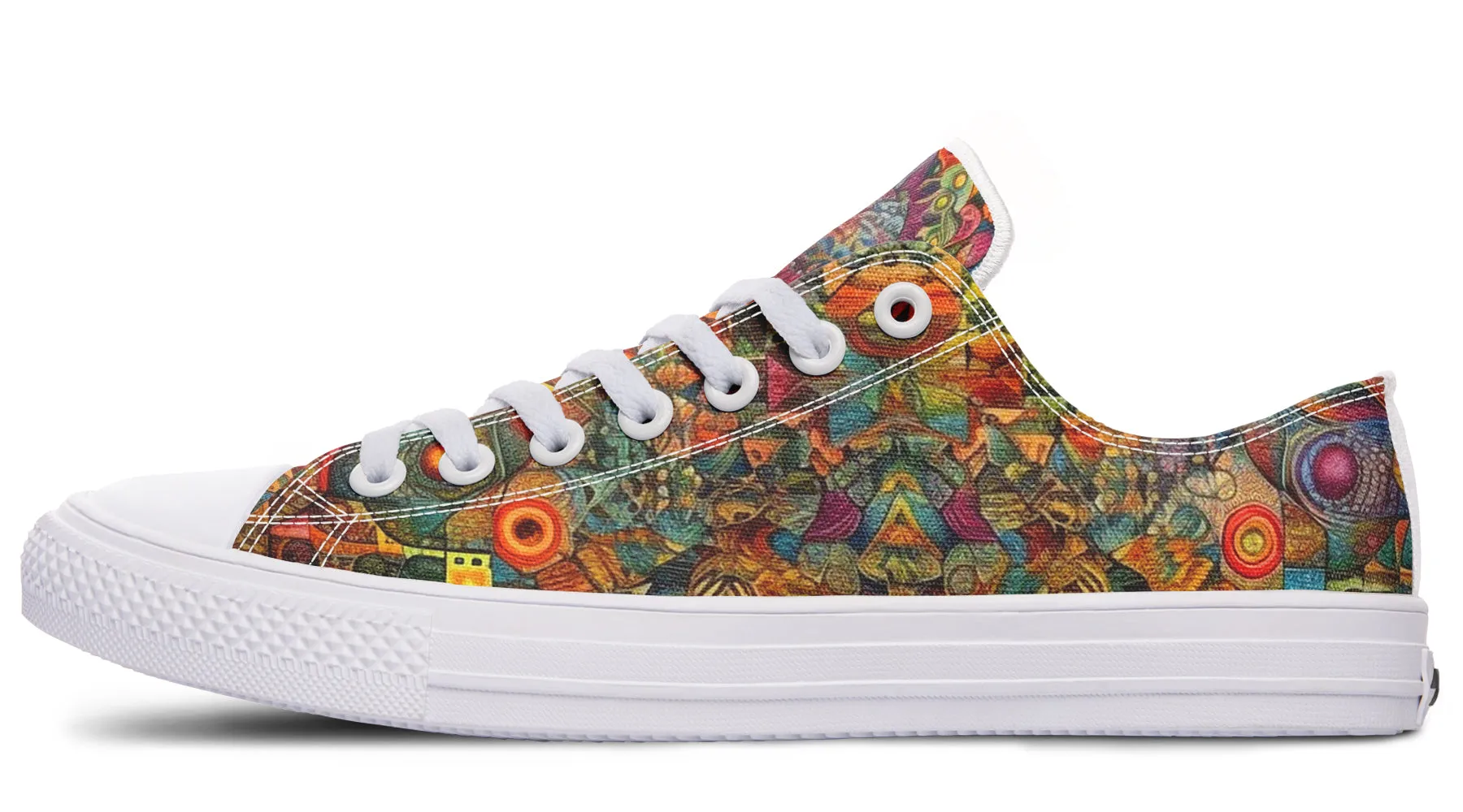 Blotter Patch Art Low Top Shoes