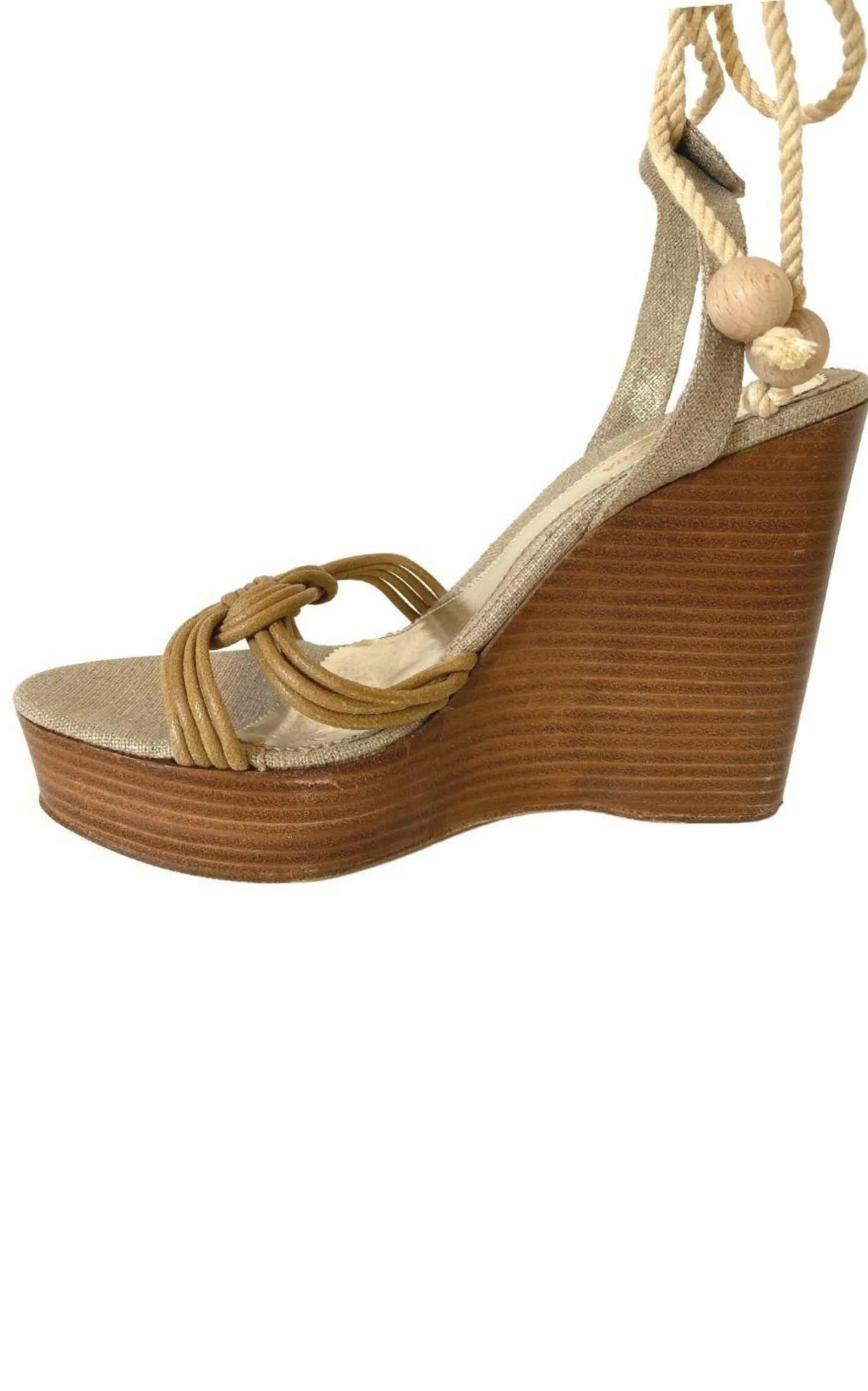 Canvas Wedge Sandal