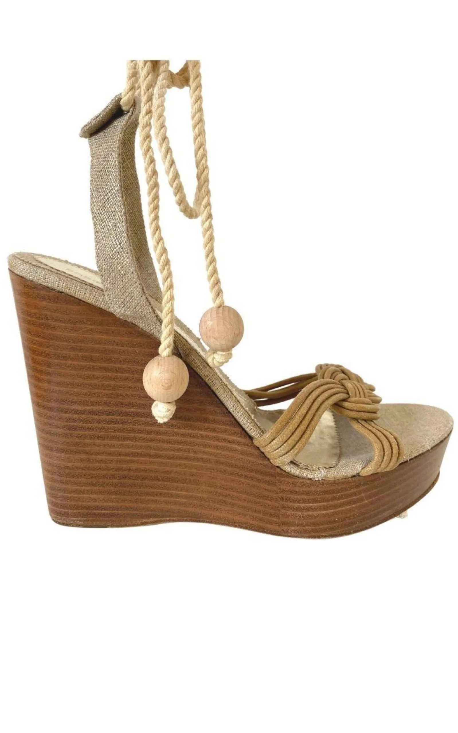 Canvas Wedge Sandal