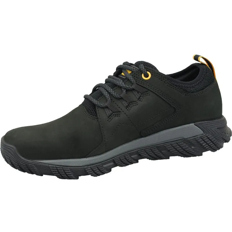 Caterpillar Mens Electroplate Leather Shoes - Black