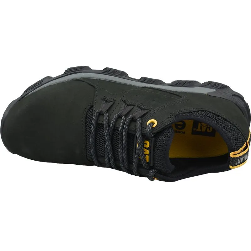 Caterpillar Mens Electroplate Leather Shoes - Black