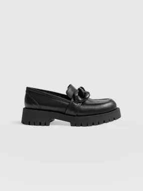 Chain Loafer - Black