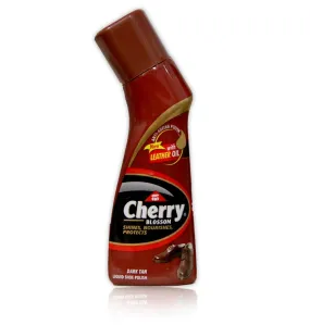 Cherry Blossom Dark Tan Liquid Shoe Polish 75 ml