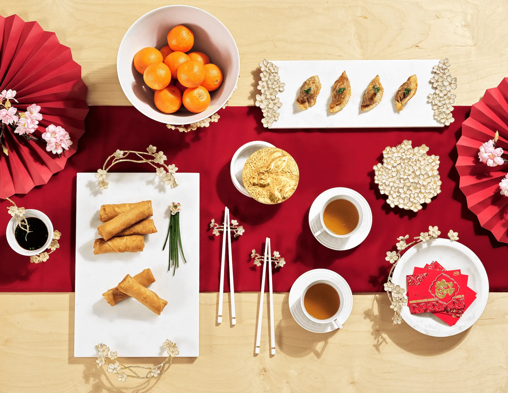 Cherry Blossom Small Cheese Board with Knife