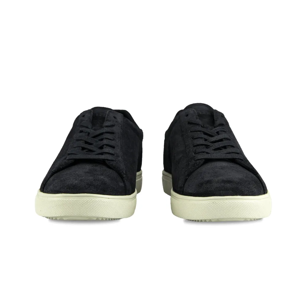 Clae Bradley Black Waxed Suede