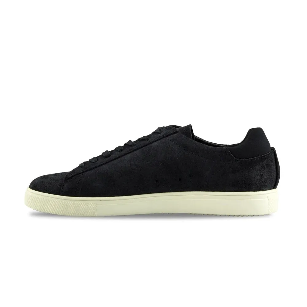 Clae Bradley Black Waxed Suede