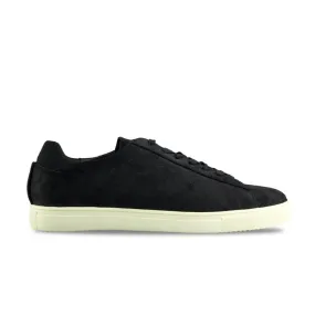 Clae Bradley Black Waxed Suede