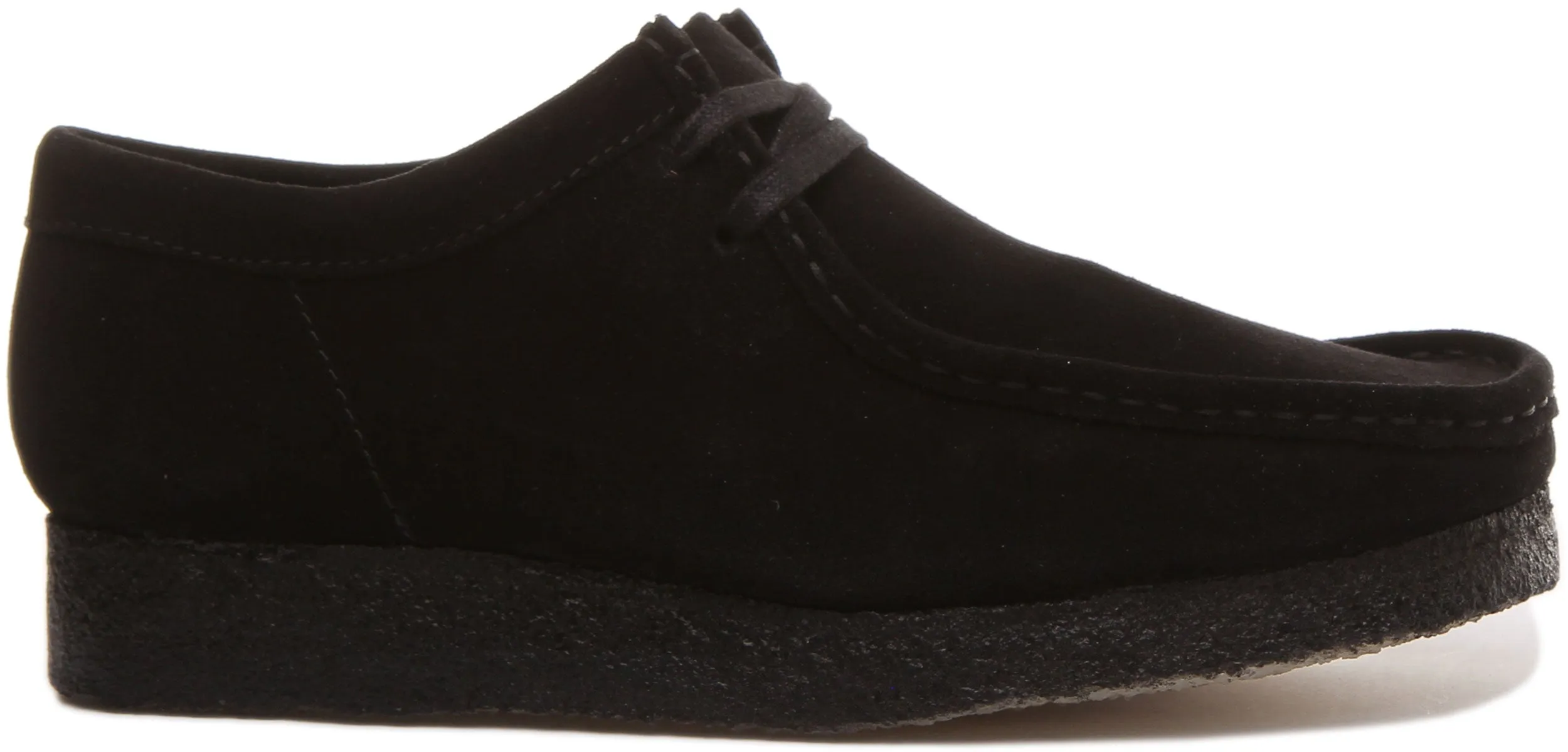 Clarks Originals Wallabee In Black Suede For Men