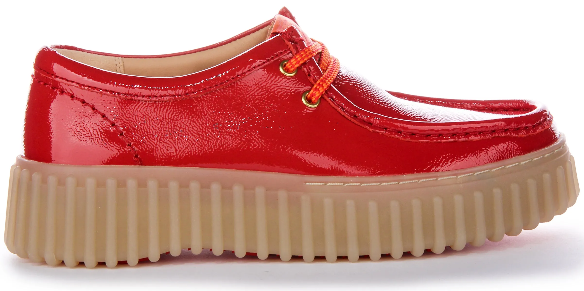 Clarks Torhill Bee In Red Patent For Women