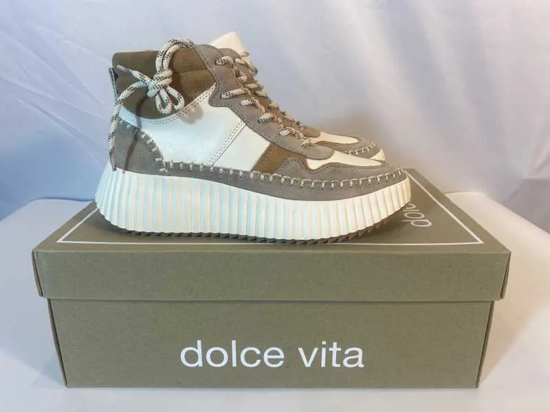 DALEY SNEAKERS TAUPE MULTI SUEDE - re:vita