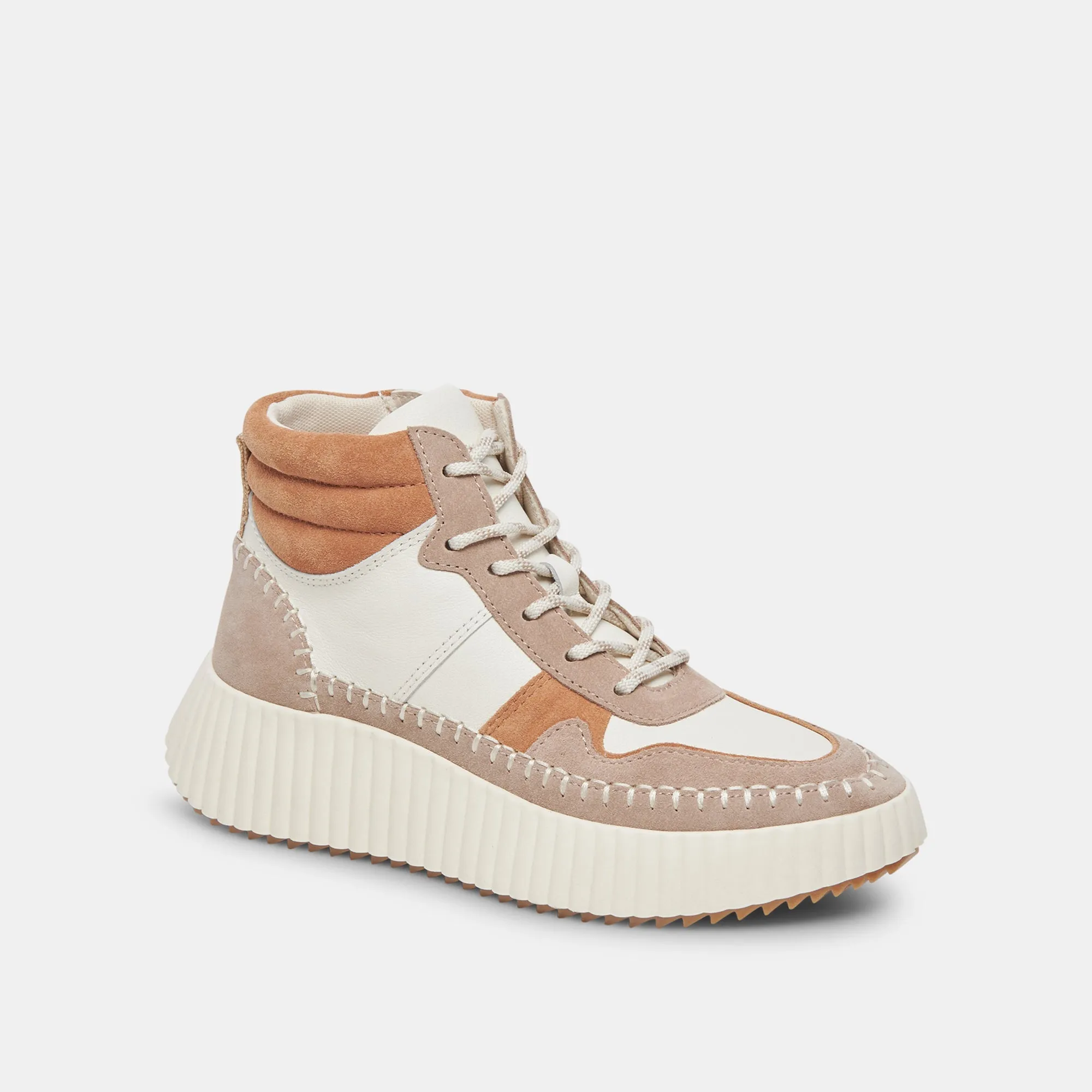 DALEY SNEAKERS TAUPE MULTI SUEDE - re:vita