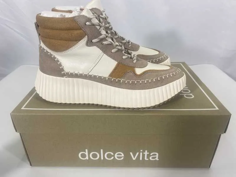 DALEY SNEAKERS TAUPE MULTI SUEDE - re:vita