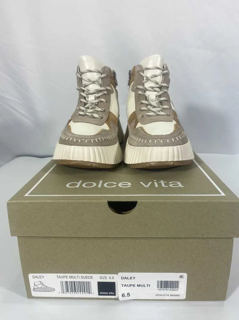 DALEY SNEAKERS TAUPE MULTI SUEDE - re:vita