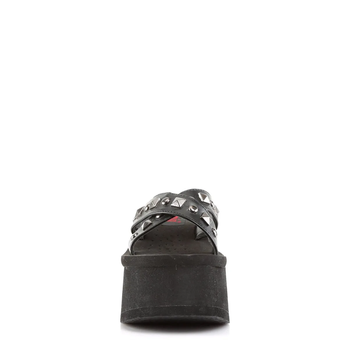 Demonia FUNN-29 | Black Vegan Leather Sandals