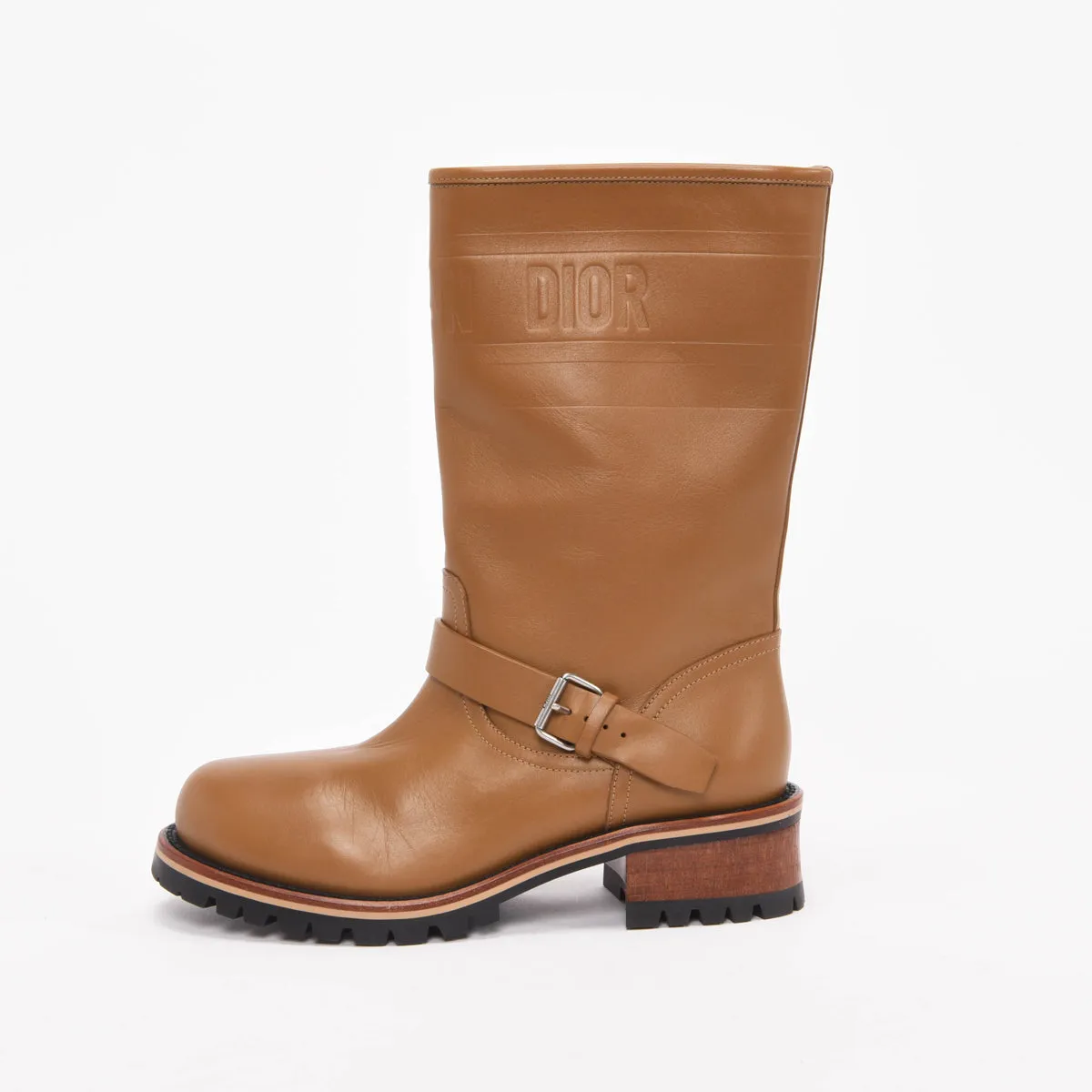 Dior Natural Calfskin DiorQuest Boots 38